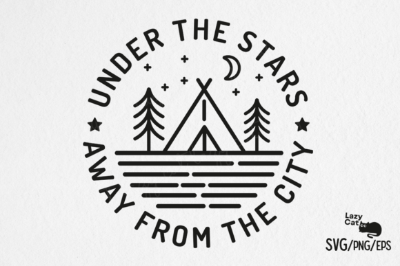 Camping Quote SVG Design