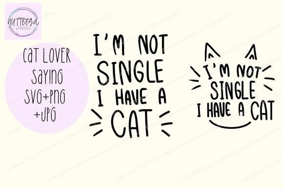 Cat Lover Saying SVG: Fun Graphics for Local Crafts Brands