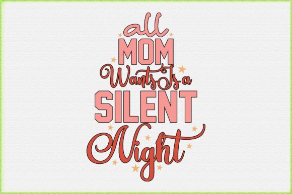 Christmas Mom Quote SVG Design: Graphics for Crafts & Branding