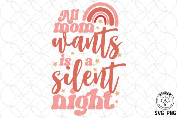 Christmas Mom Quote SVG PNG: Graphics for Crafts & Local Branding