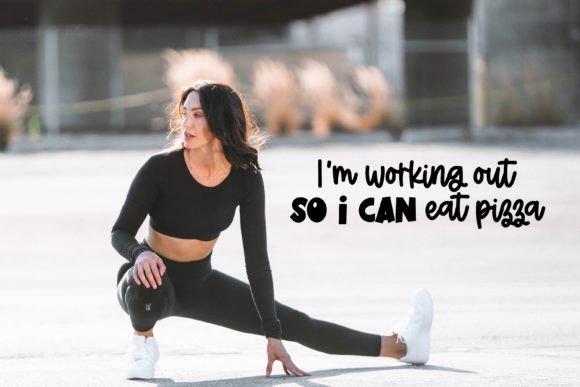 Exercise Quote SVG Cut File