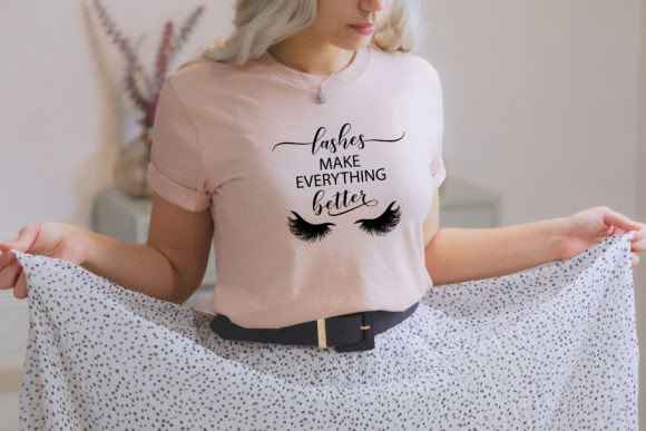 Eyelashes Quote SVG: Graphics for Crafts & Creative Branding