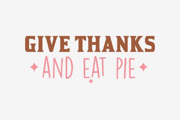 Give Thanks SVG Graphics for Crafts & Local Branding