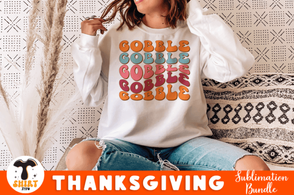 Gobble Thanksgiving Quote SVG Design