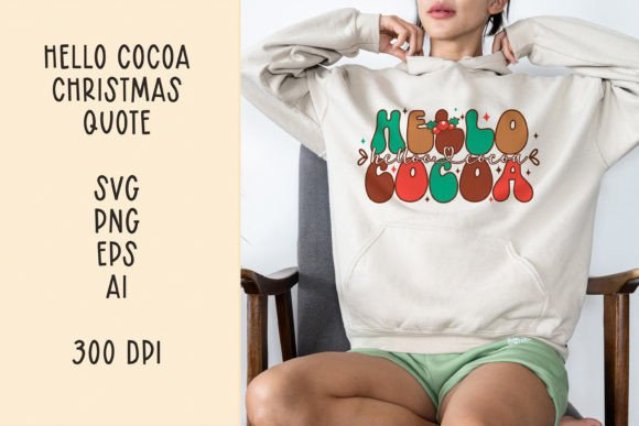 Retro Christmas Quote Graphics for Crafts