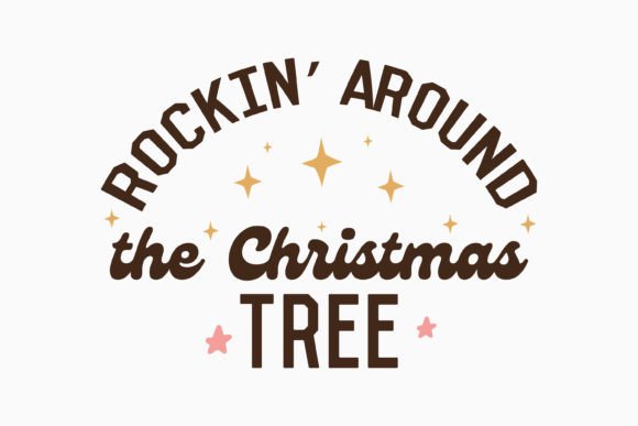 Retro Christmas Quote SVG Graphics for Crafts