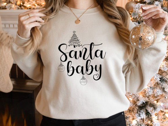 Santa Baby Quote SVG: Festive Graphics for Local Crafts & Branding