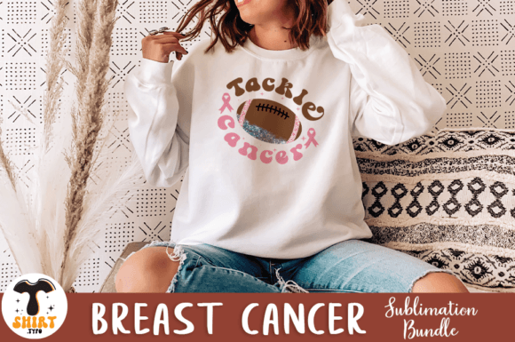 Tackle Breast Cancer Quote SVG Design: Graphics for Crafts & Cause