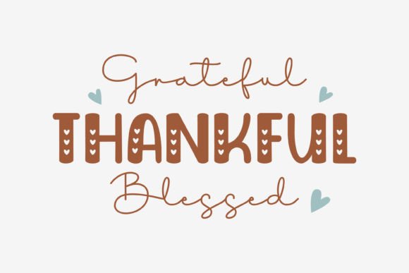 Thanksgiving Quote SVG Design,Blessed: Graphics for Crafts & Content