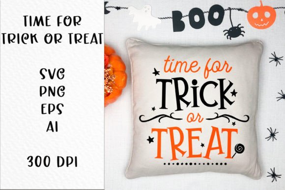 Time for Trick or Treat SVG Graphics for Crafts