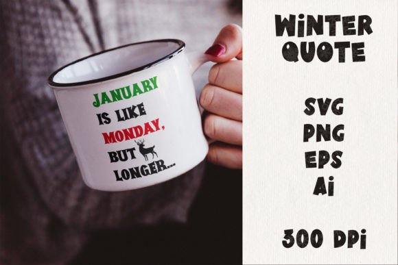 Winter Quote Graphics for Crafts