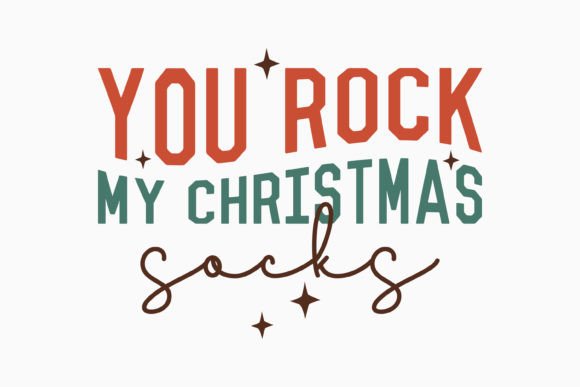 You Rock My Retro Christmas Quote SVG: Graphics for Crafts & Content